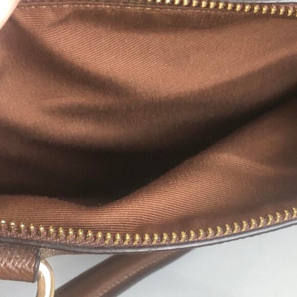 COACH Mini Brooke CarryAll Bag Signature Coated Canvas Leather Brown MSRP $385 - Picture 14 of 15